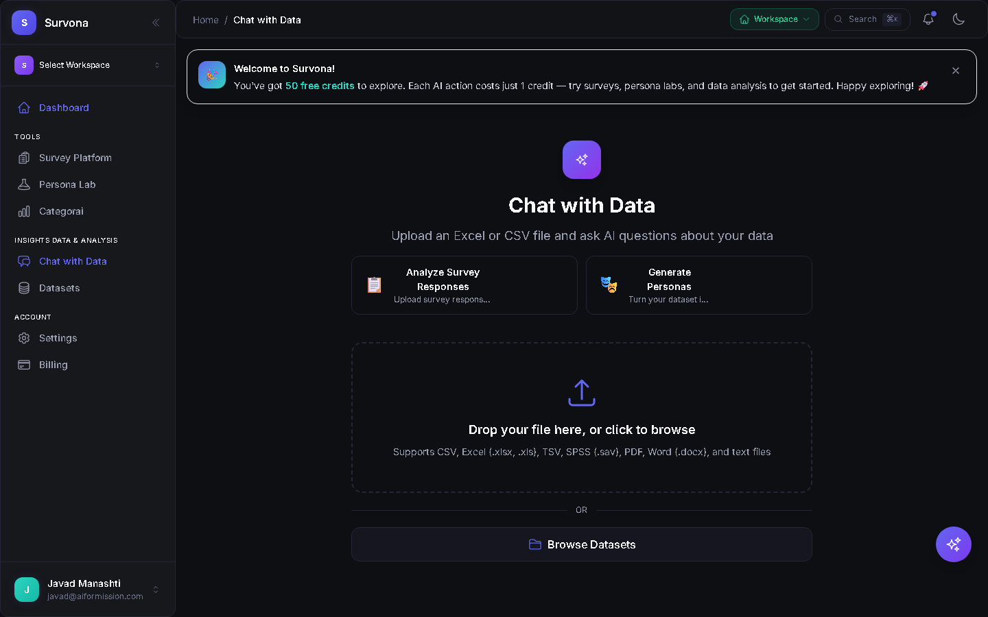 Chat with your classified data using natural language